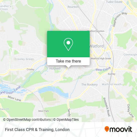 First Class CPR & Training map