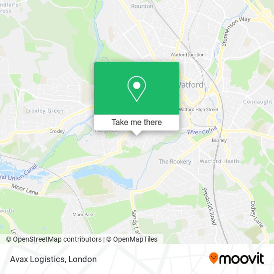 Avax Logistics map