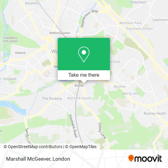 Marshall McGeever map