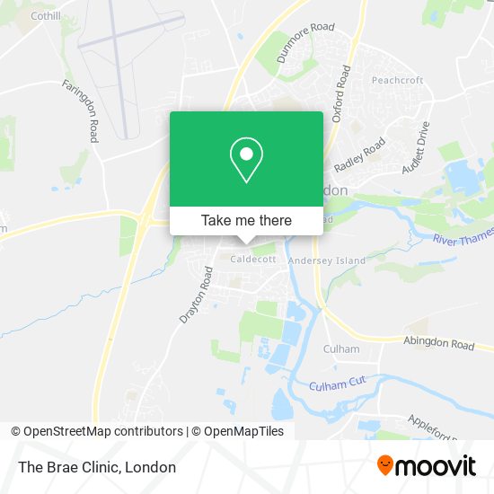 The Brae Clinic map