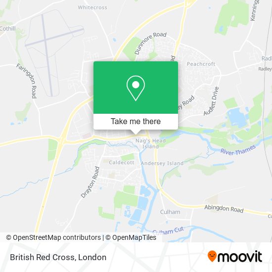 British Red Cross map