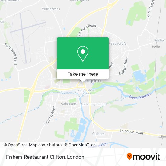 Fishers Restaurant Clifton map