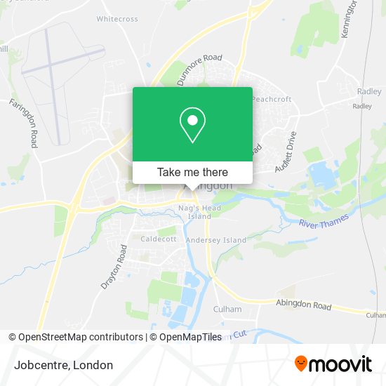 Jobcentre map