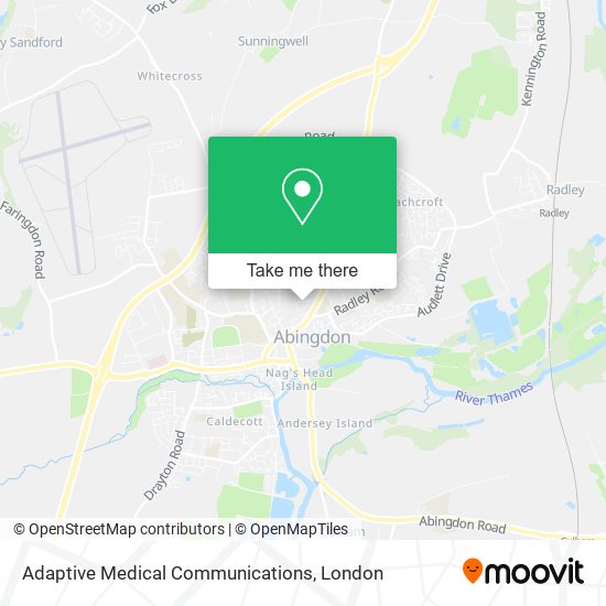 Adaptive Medical Communications map