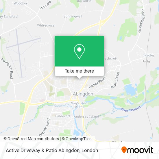 Active Driveway & Patio Abingdon map