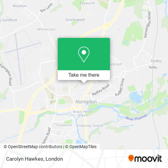 Carolyn Hawkes map