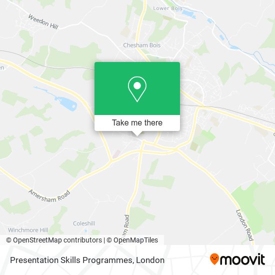 Presentation Skills Programmes map