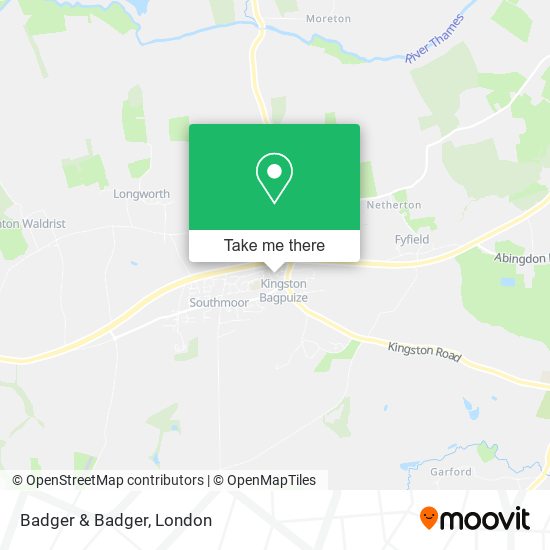 Badger & Badger map