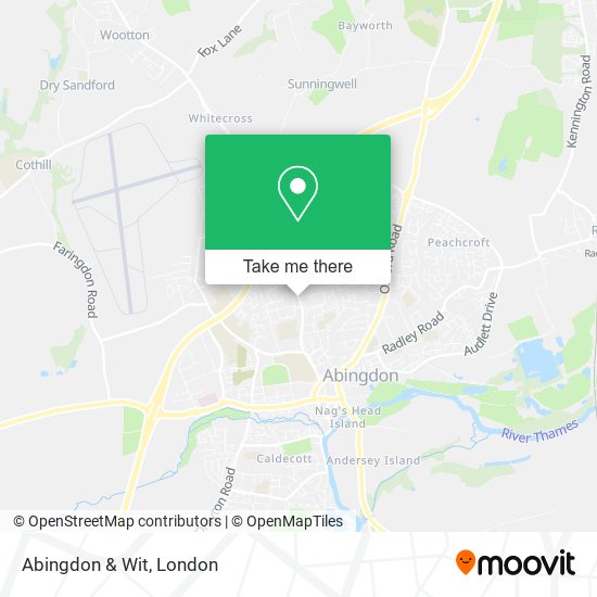 Abingdon & Wit map
