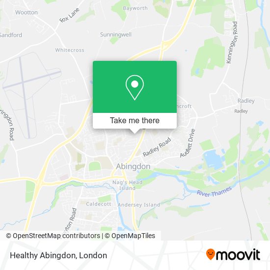 Healthy Abingdon map