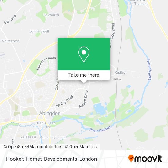 Hooke's Homes Developments map