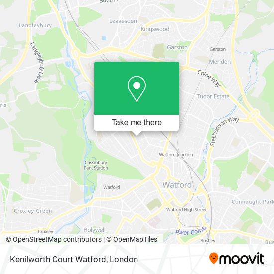 Kenilworth Court Watford map