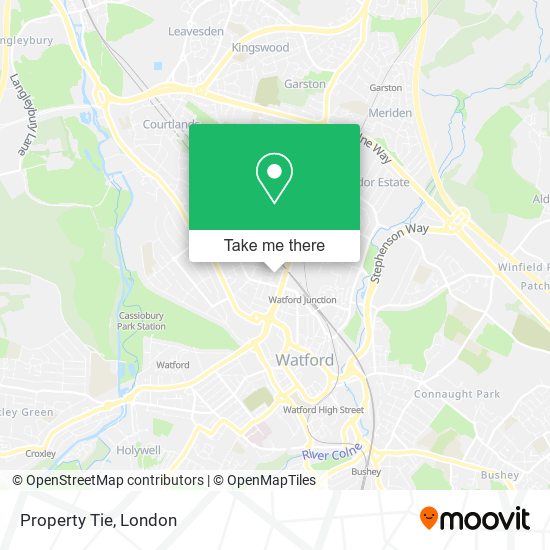 Property Tie map
