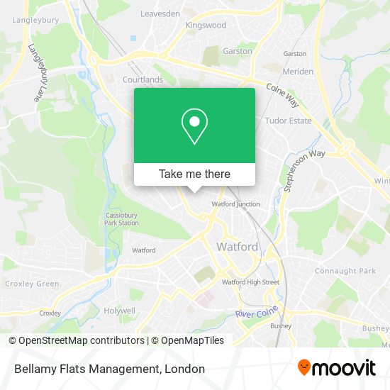 Bellamy Flats Management map