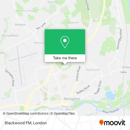 Blackwood FM map