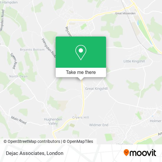 Dejac Associates map