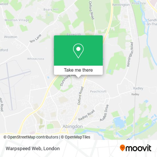 Warpspeed Web map