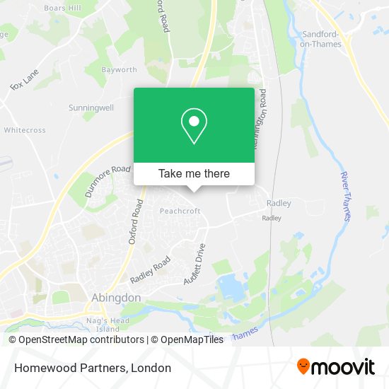 Homewood Partners map