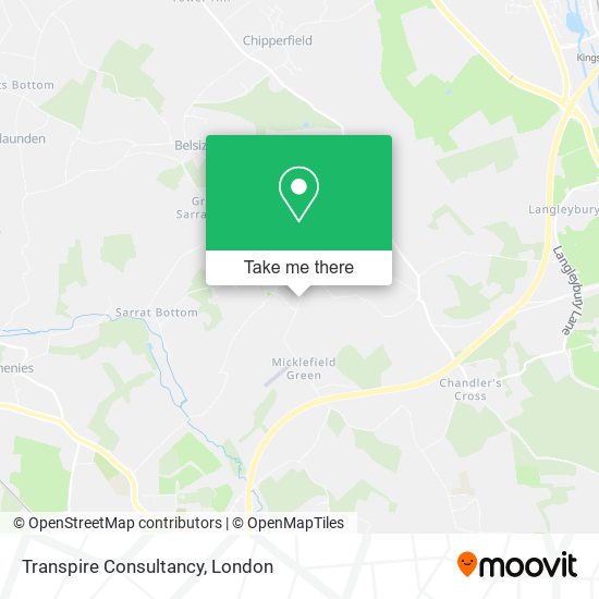 Transpire Consultancy map