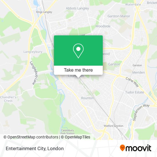 Entertainment City map