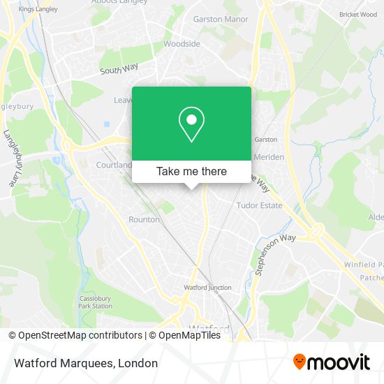 Watford Marquees map