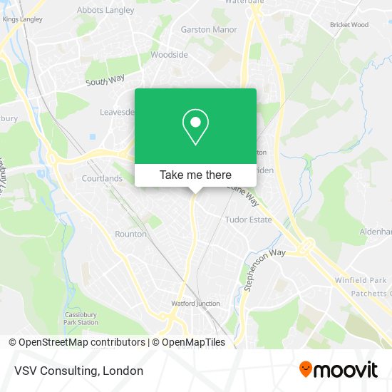 VSV Consulting map