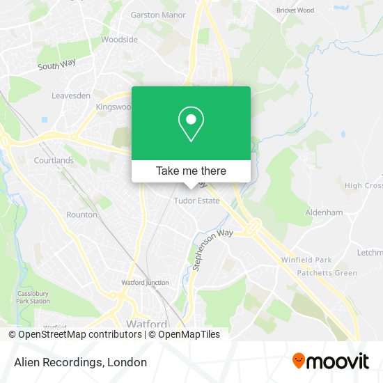 Alien Recordings map