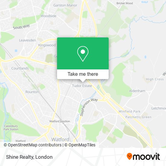 Shine Realty map