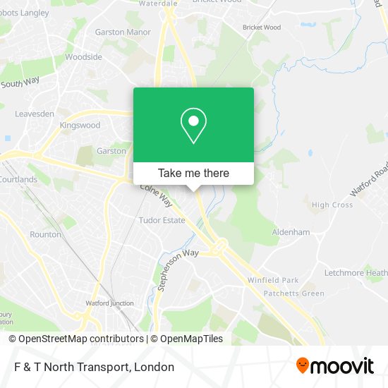 F & T North Transport map