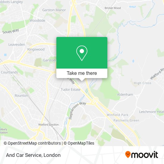 And Car Service map