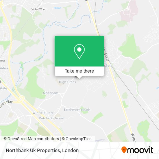 Northbank Uk Properties map
