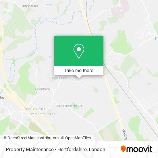 Property Maintenance - Hertfordshire map