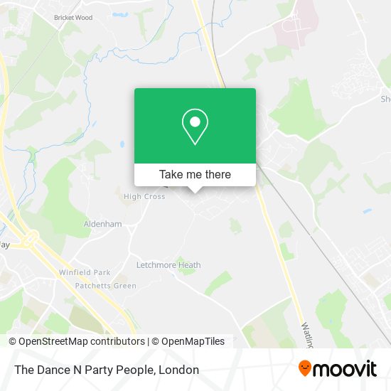 The Dance N Party People map