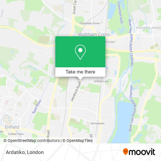Ardatiko map