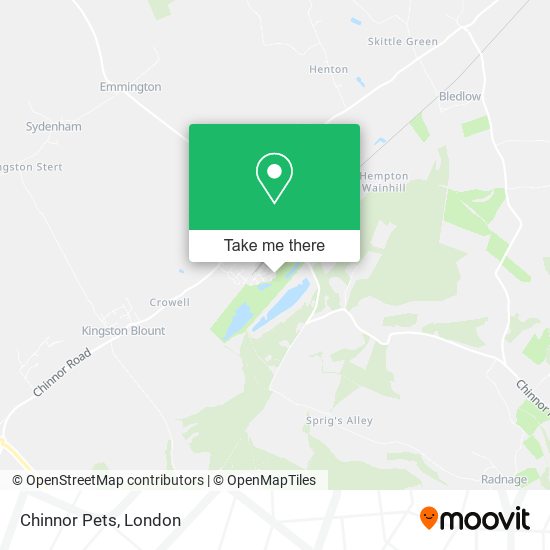 Chinnor Pets map
