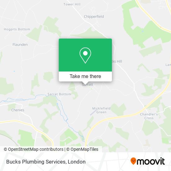 Bucks Plumbing Services map