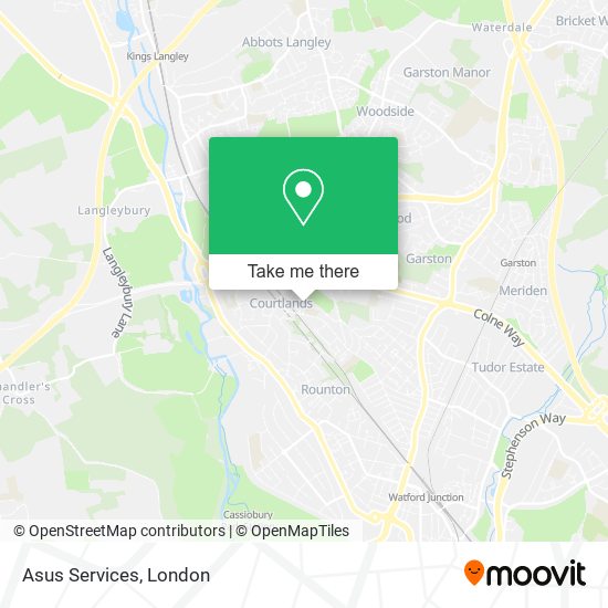 Asus Services map