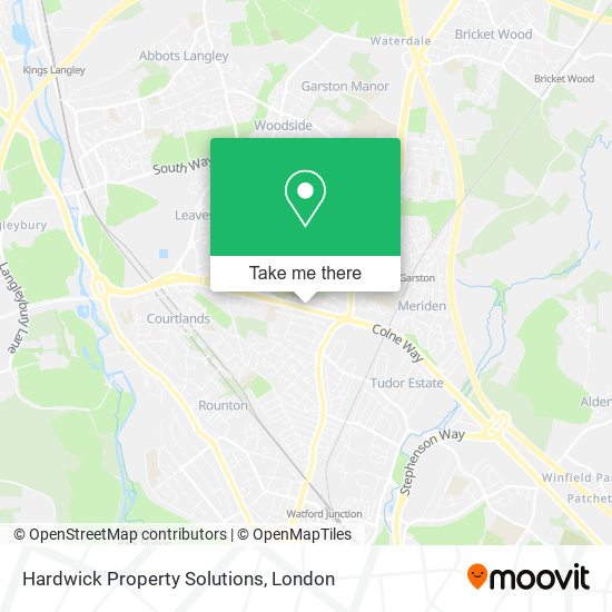 Hardwick Property Solutions map