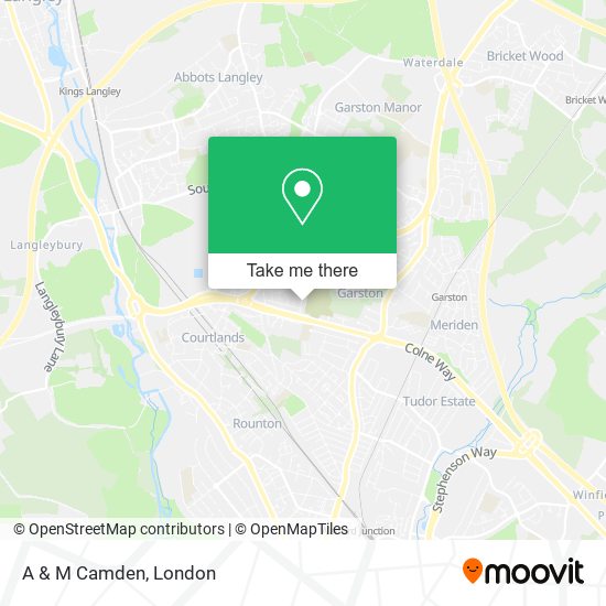 A & M Camden map