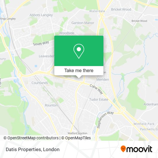 Datis Properties map