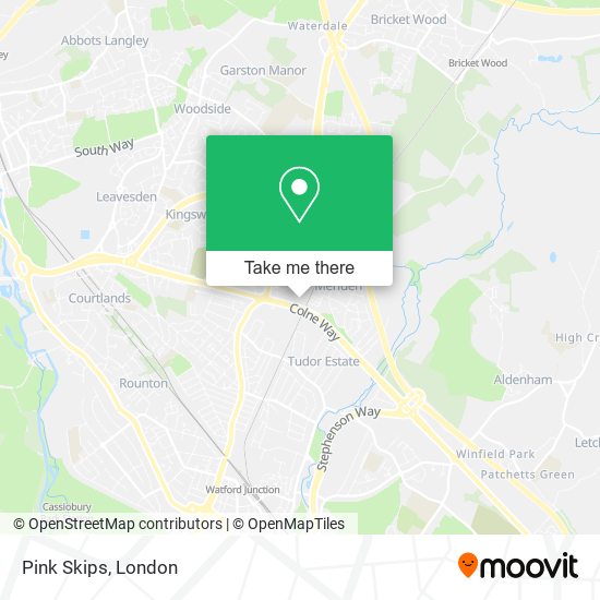 Pink Skips map