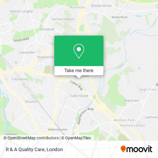 R & A Quality Care map
