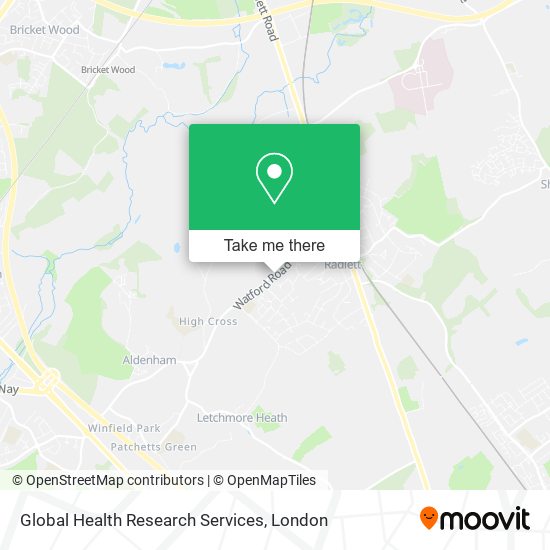 Global Health Research Services map