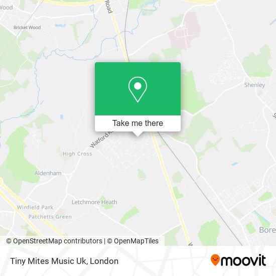 Tiny Mites Music Uk map