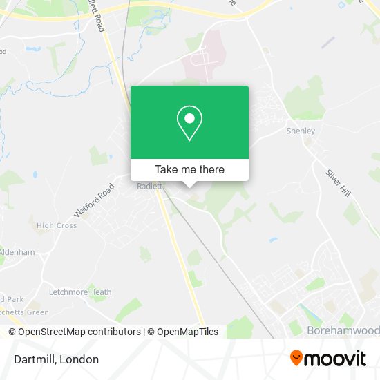 Dartmill map