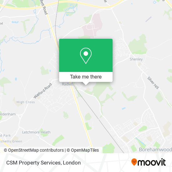 CSM Property Services map