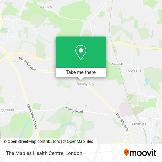 The Maples Health Centre map