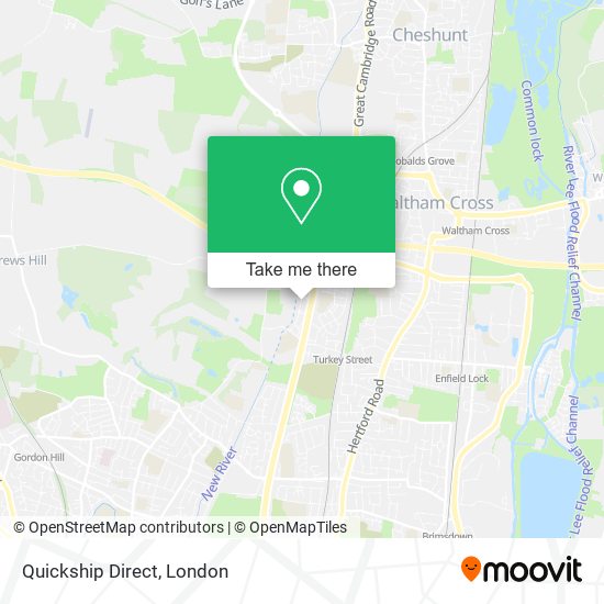 Quickship Direct map