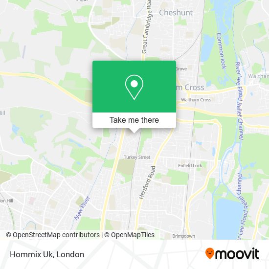 Hommix Uk map