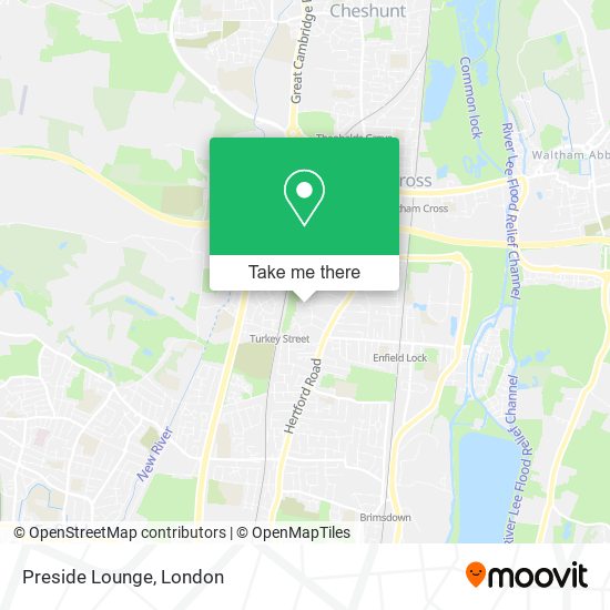 Preside Lounge map
